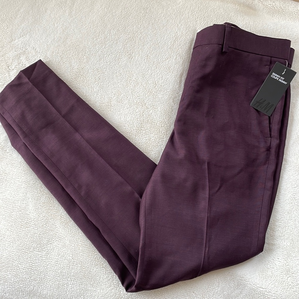 H&M NWT men’s skinny fit pants with side pockets, size 30R